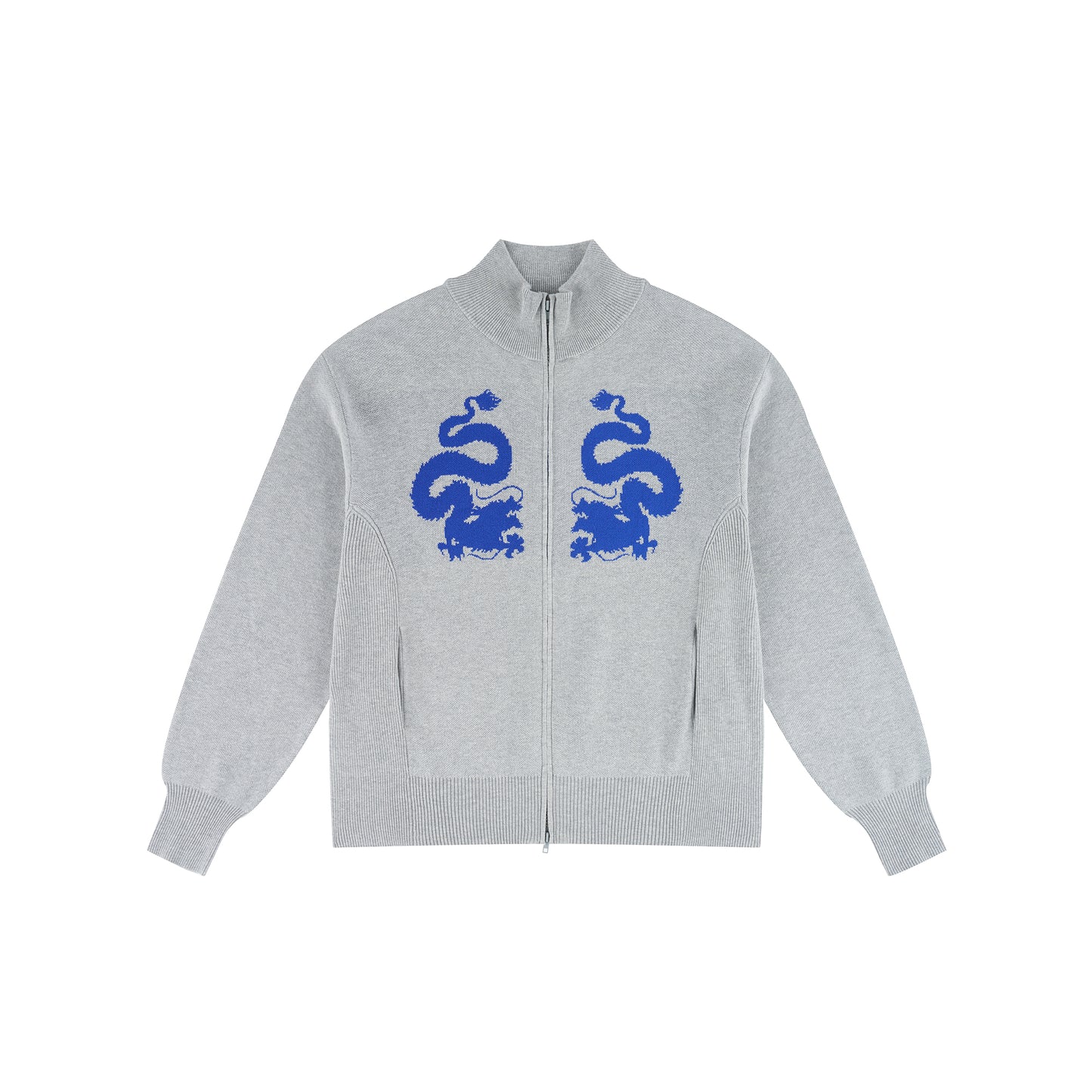 WAH YAN CHING NIN Illusory Dragon Zip Sweater