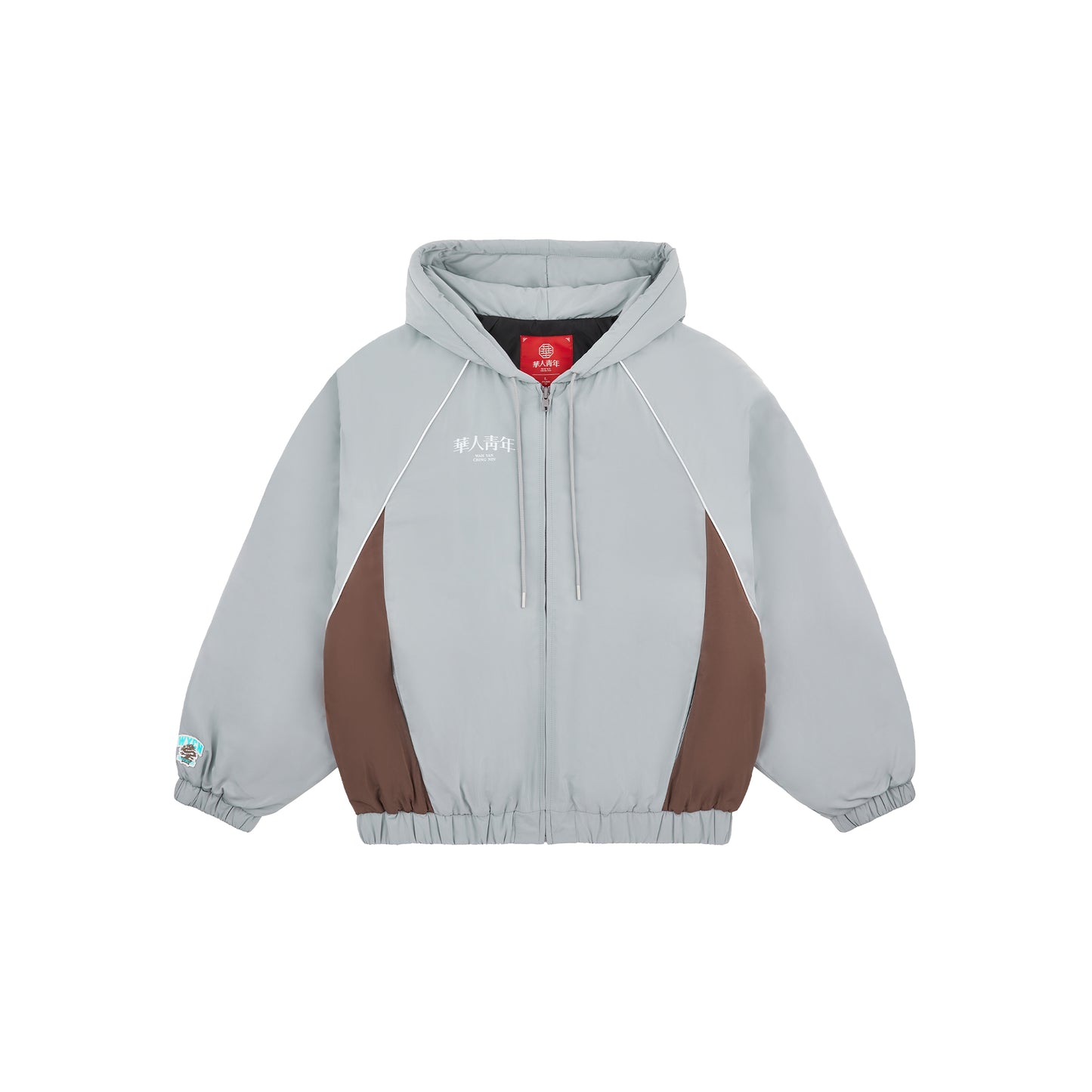 WAH YAN CHING NIN Colorblocked Cotton Jacket