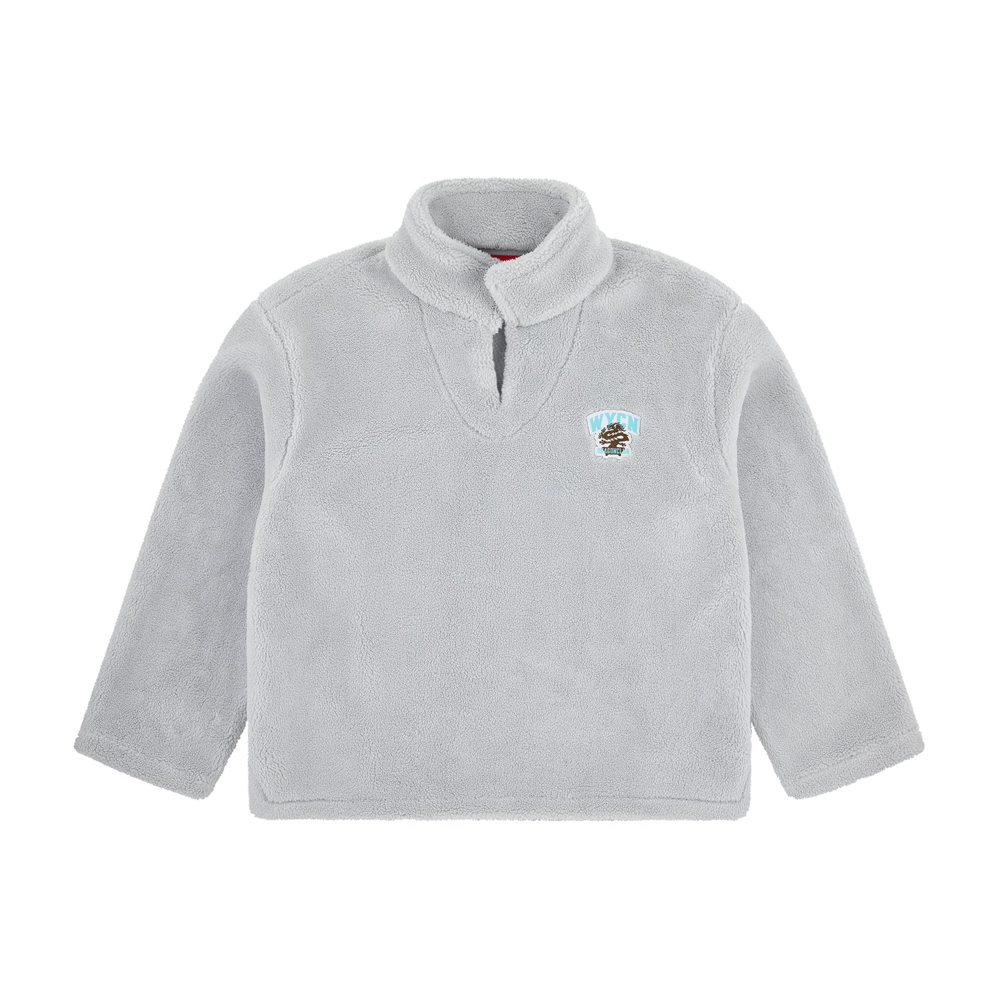 WYCN Embroidered Fleece Pullover Jacket