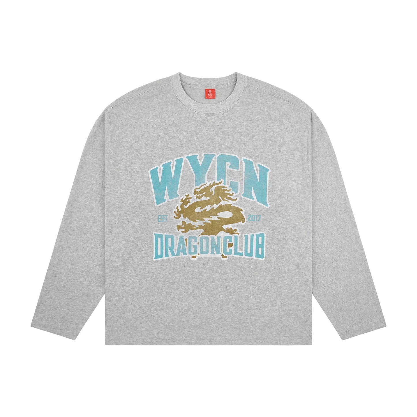 WYCN Dragon Printed Long Sleeve T-Shirt