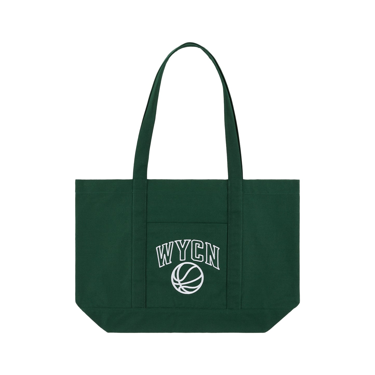 WYCN Basketball Print Tote Bag