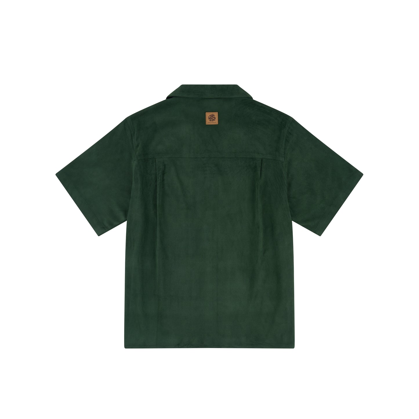 WAH YAN CHING NIN Suede Cuban Shirt