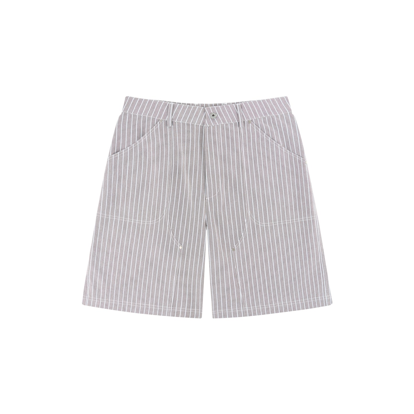 WAH YAN CHING NIN Striped Cargo Shorts