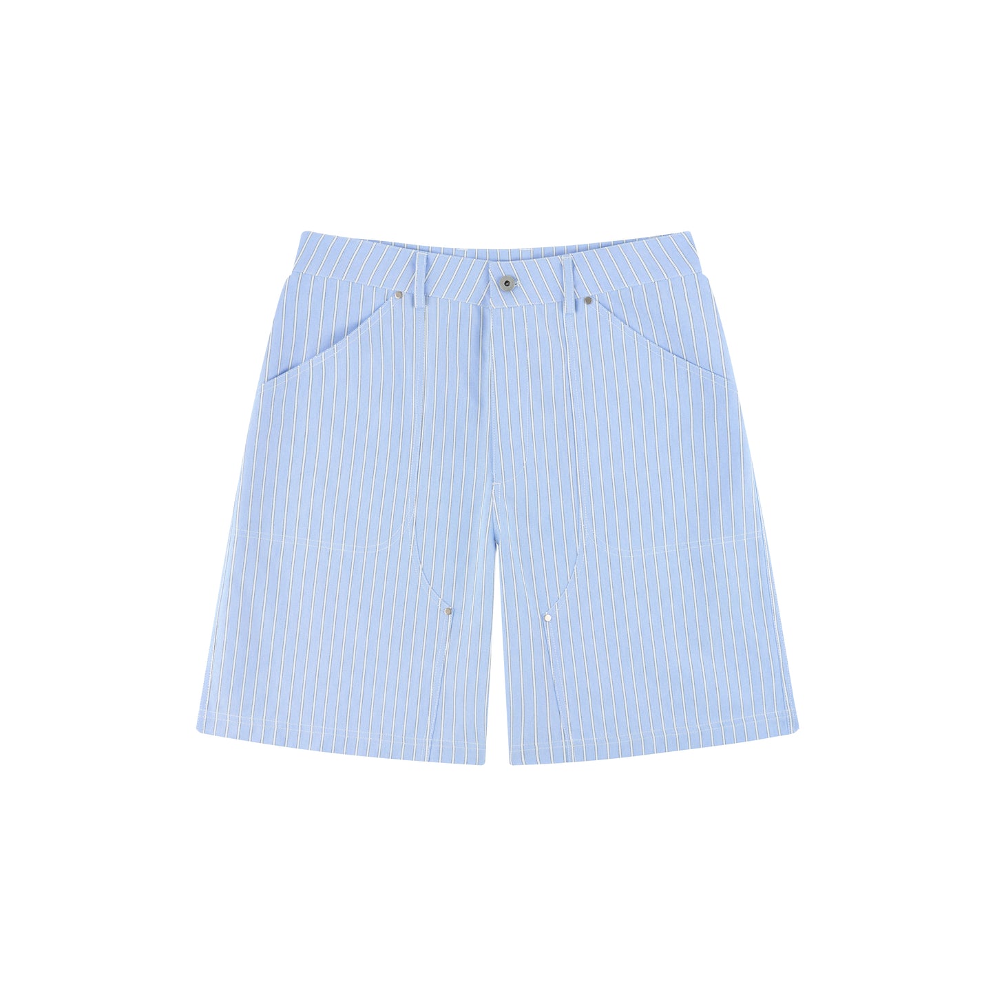 WAH YAN CHING NIN Striped Cargo Shorts
