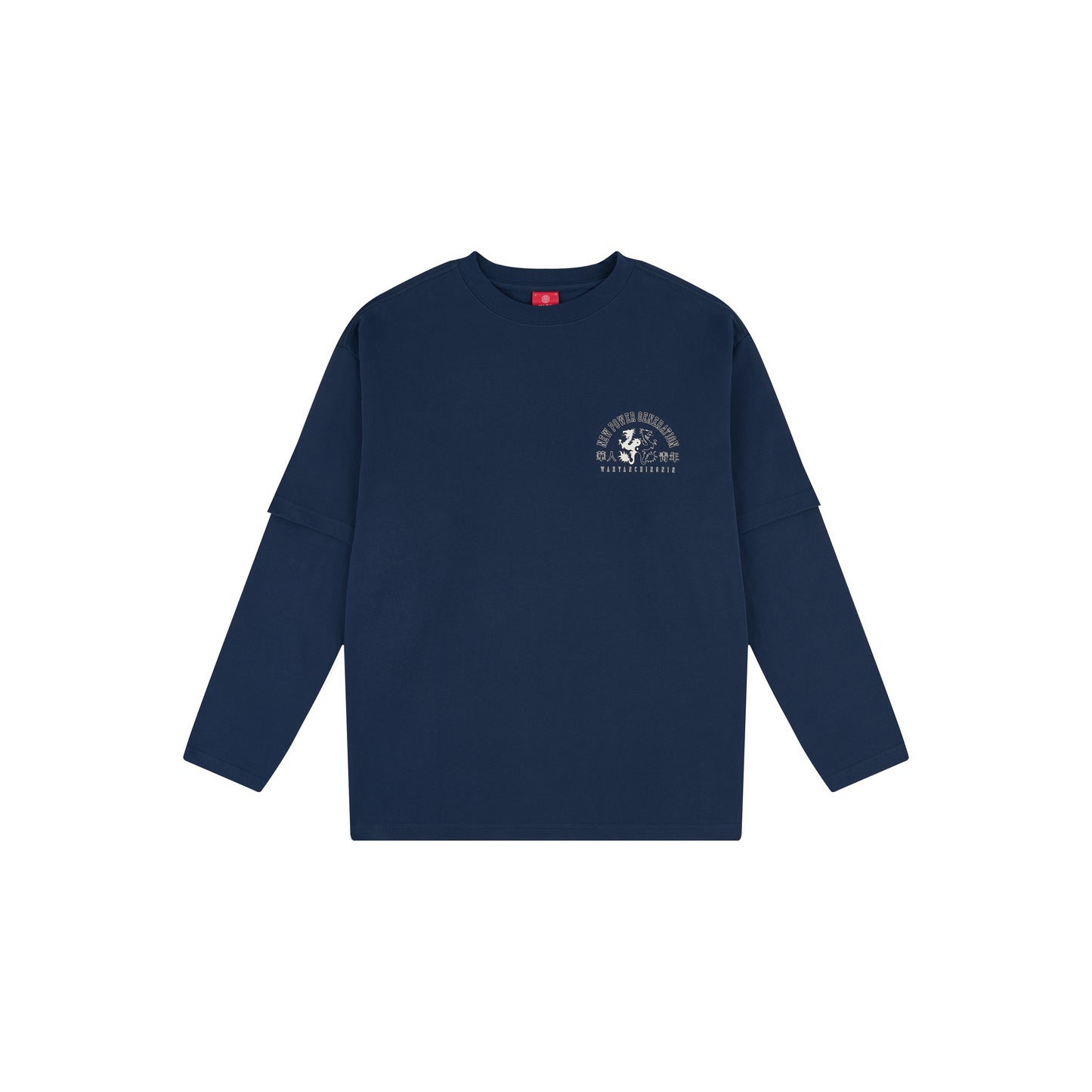 WAH YAN CHING NIN 2in1 Dragon Printed Long Sleeve