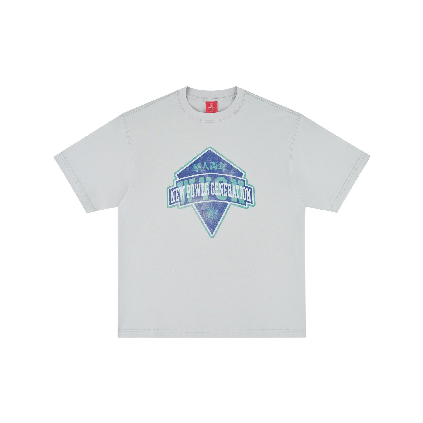 WAH YAN CHING NIN Vintage School Badge T-shirt