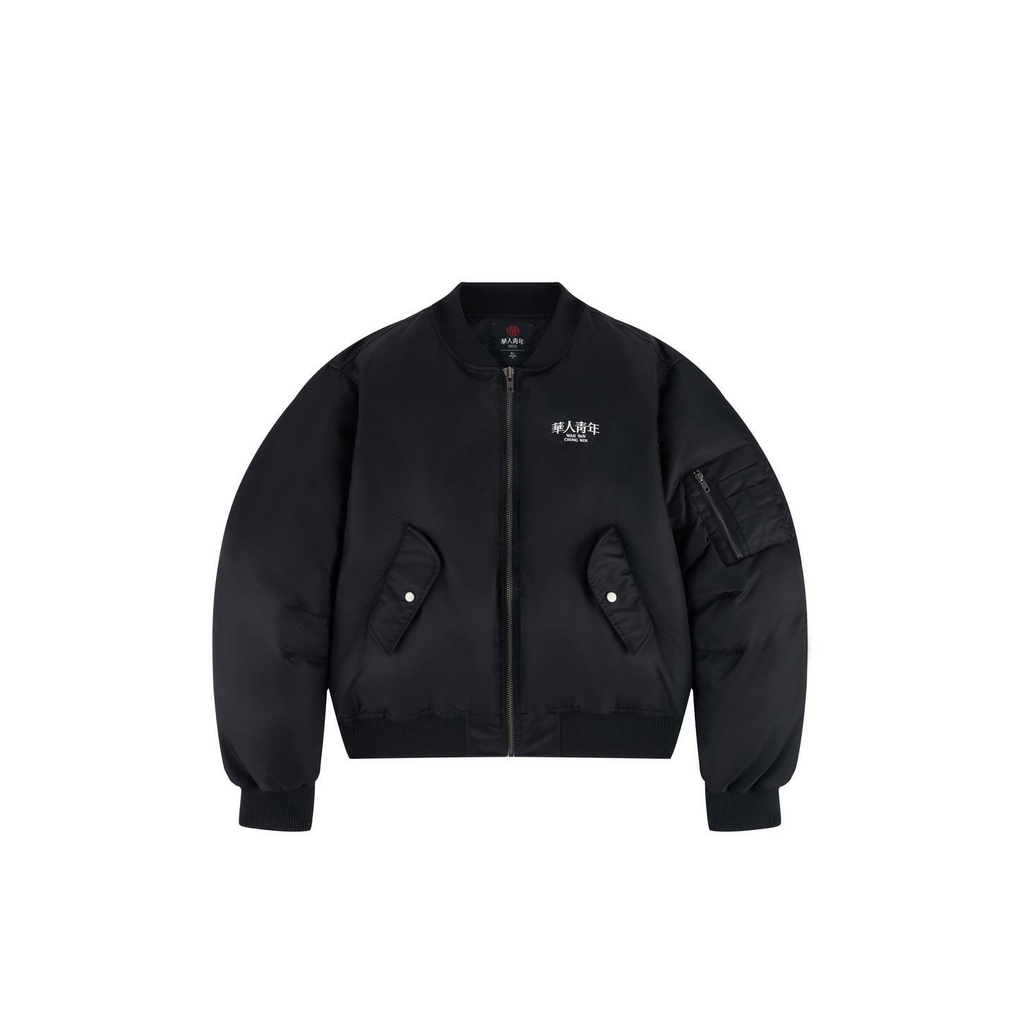 WAH YAN CHING NIN Embroidered Logo MA1 Bomber Jacket