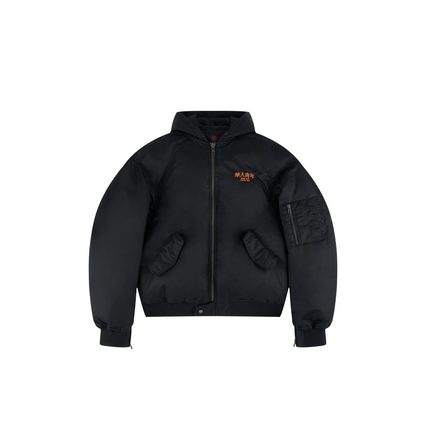 WAH YAN CHING NIN Embroidered Logo Hooded Jacket