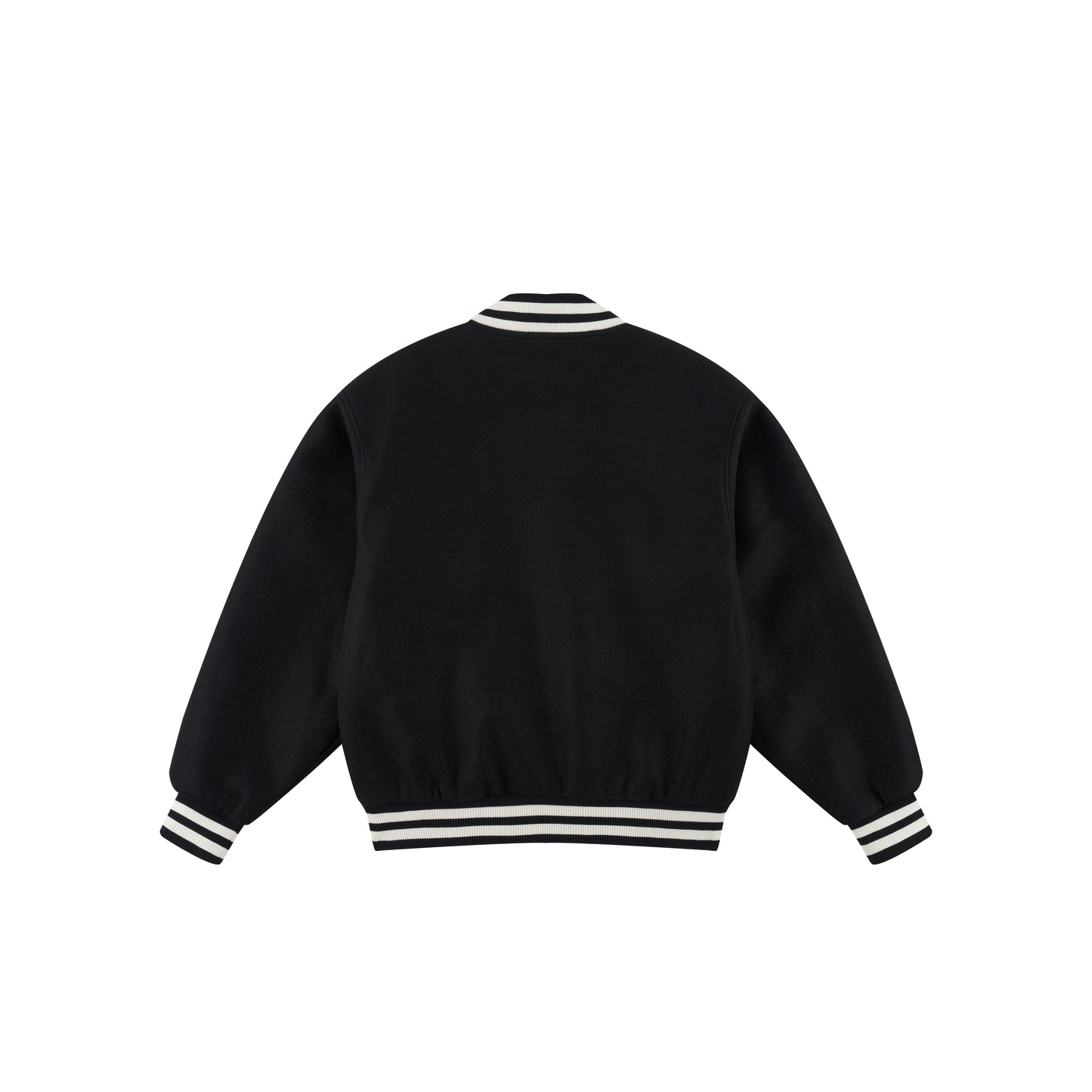 WAH YAN CHING NIN Bonsai Dragon Embroidered Patch Varsity Jacket
