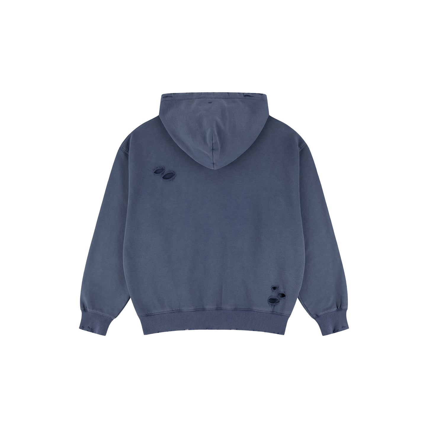 WAH YAN CHING NIN Dragon Poster Washed Distressed Hoodie