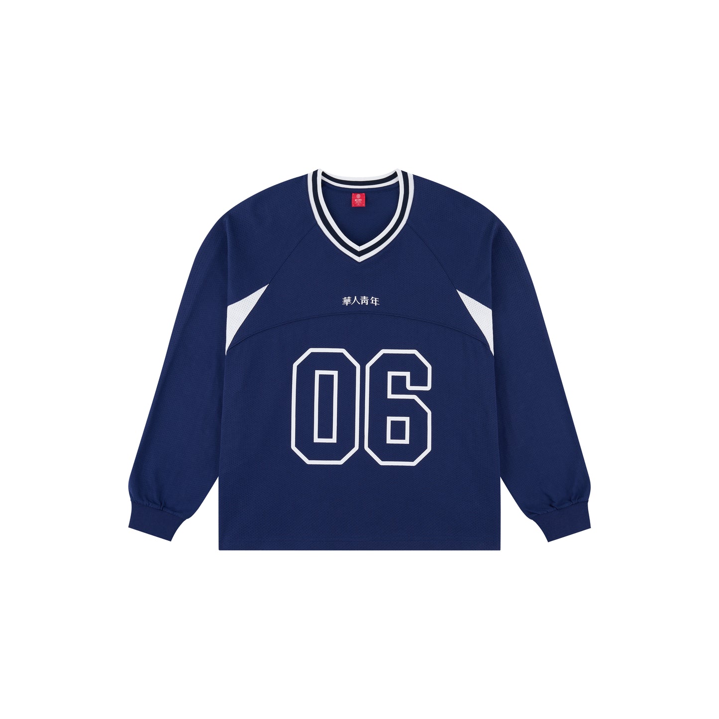 WAH YAN CHING NIN Colorblocked Mesh Long Sleeve