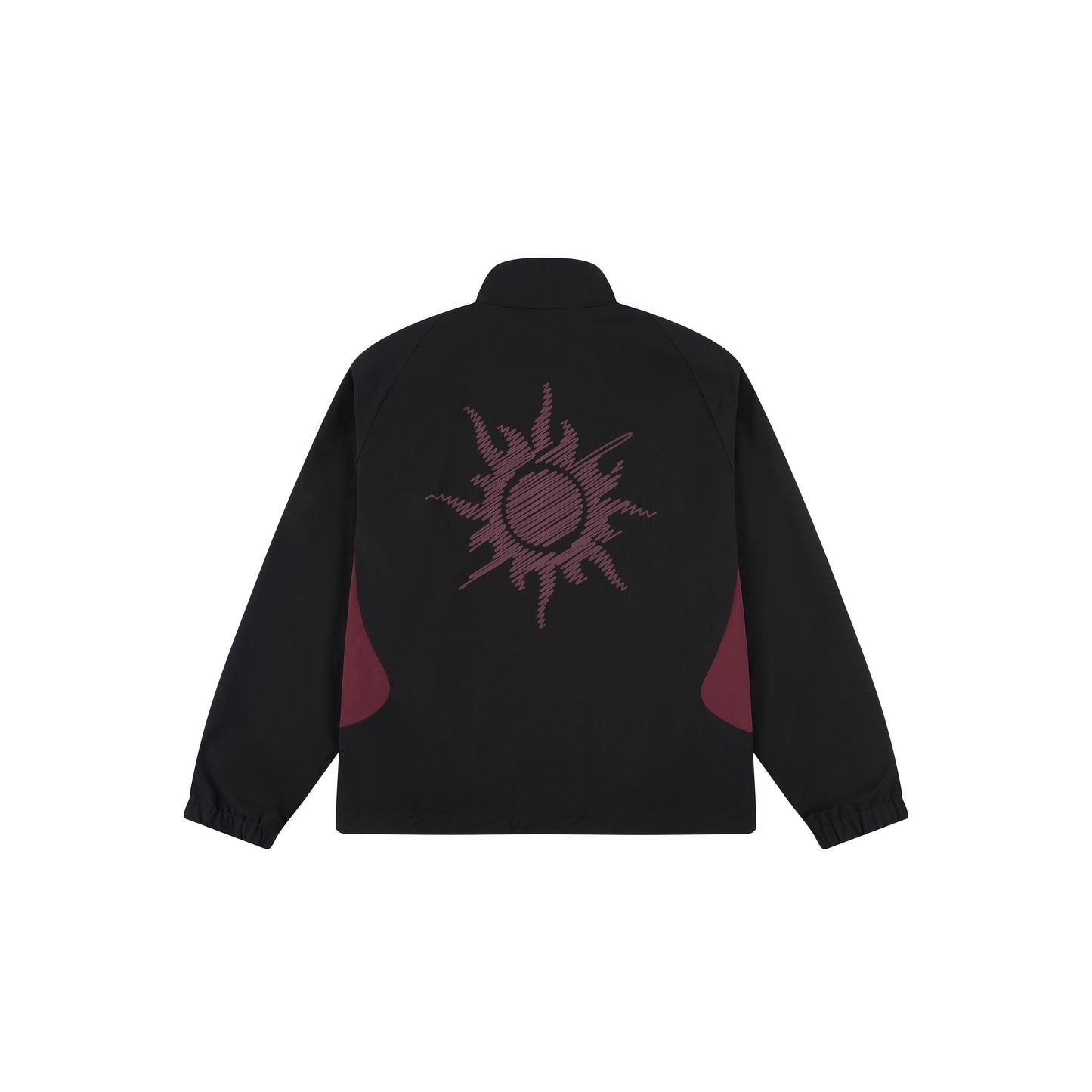 WAH YAN CHING NIN Colorblocked Embroidered Sports Jacket