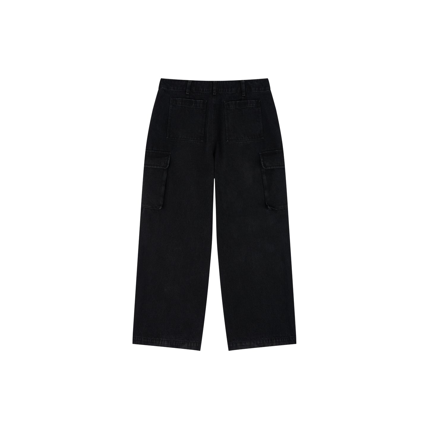 WAH YAN CHING NIN Washed Cargo Jeans