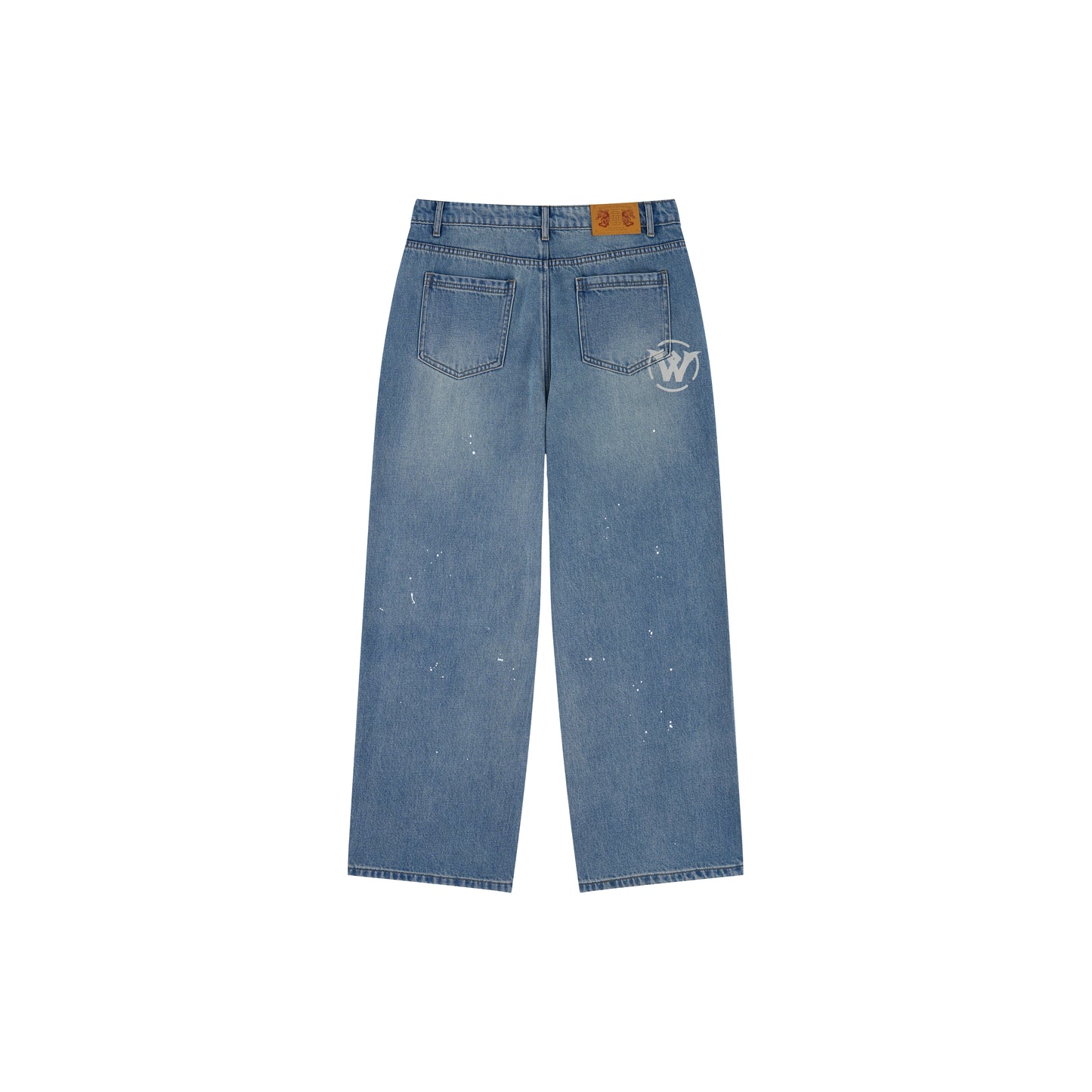 WAH YAN CHING NIN Laser Burned Jeans