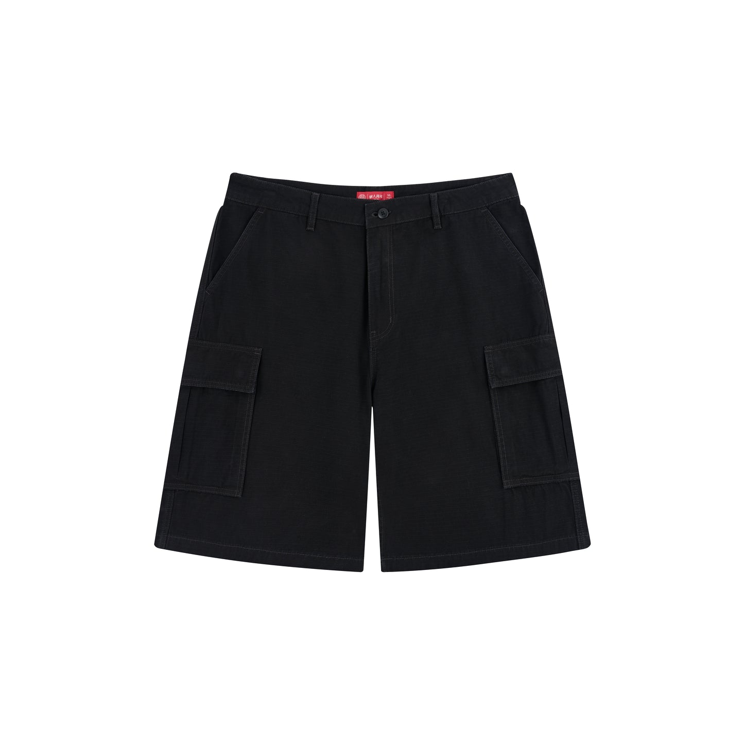 WAH YAN CHING NIN Washed Pockets Cargo Shorts