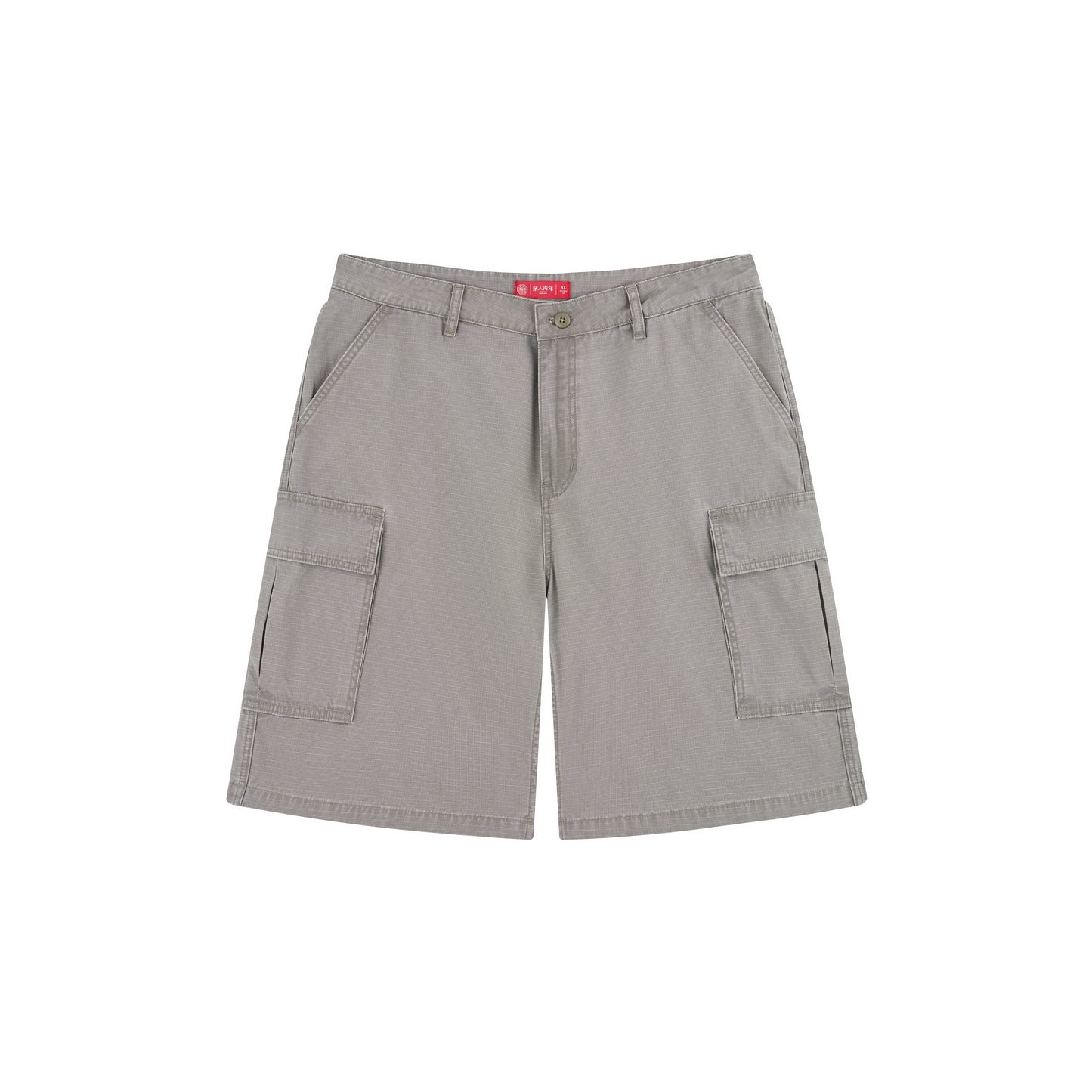 WAH YAN CHING NIN Washed Pockets Cargo Shorts
