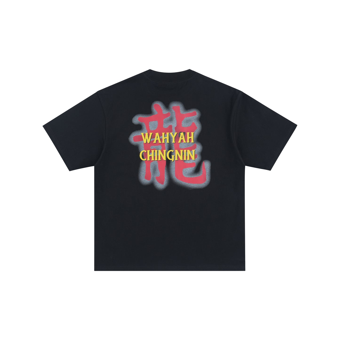 WAH YAN CHING NIN Dragon Character Print T-shirt