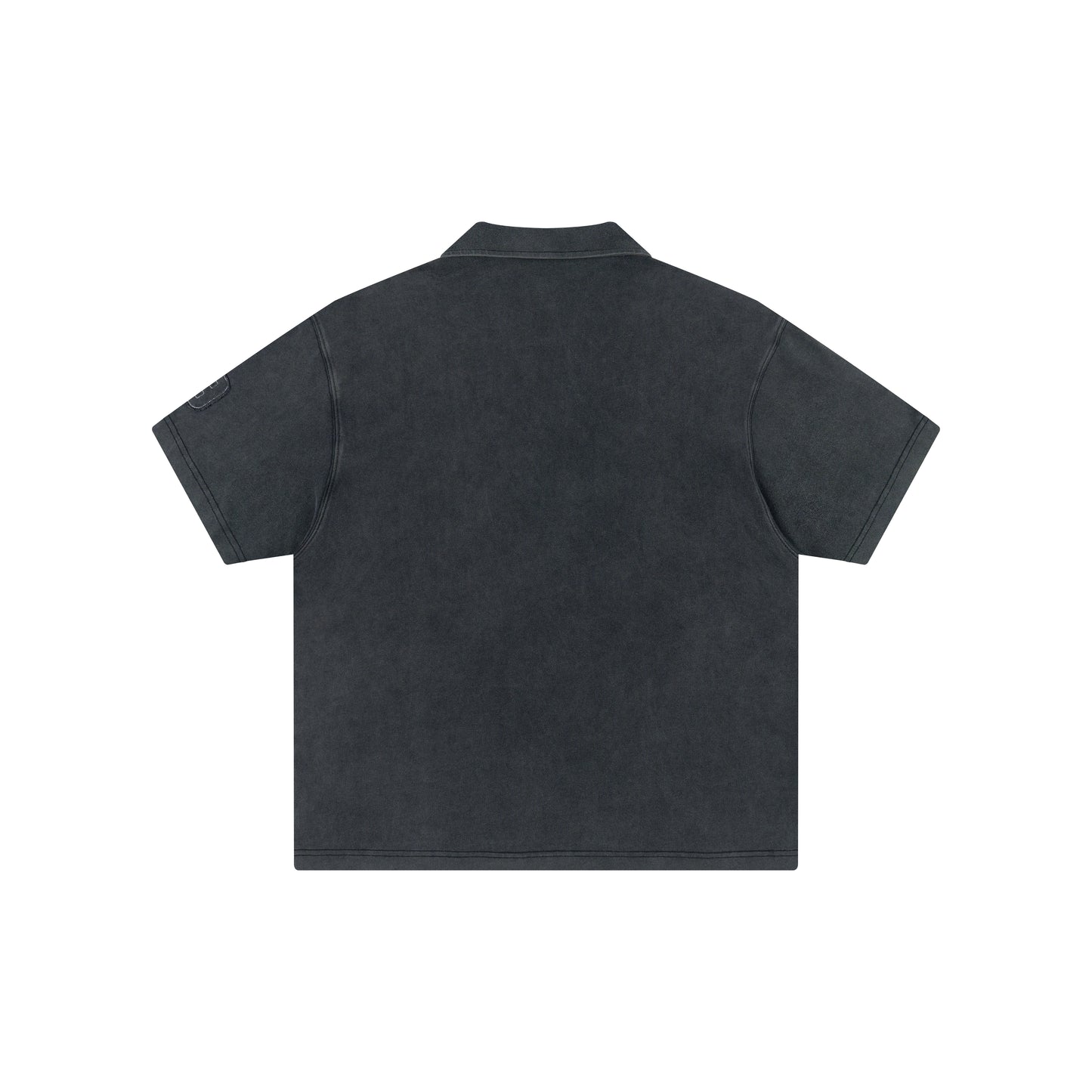 WAH YAN CHING NIN Washed Applique Polo
