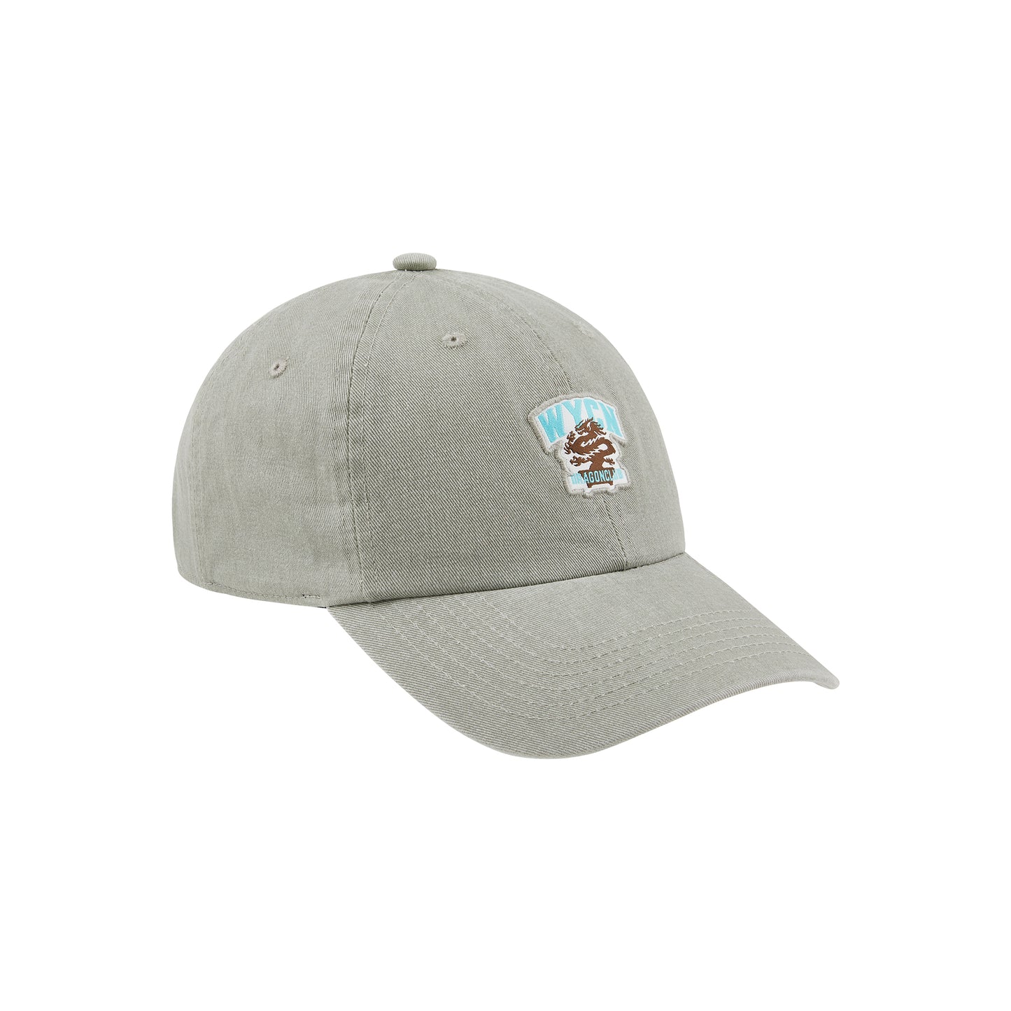WAH YAN CHING NIN Patchwork Washed Baseball Cap