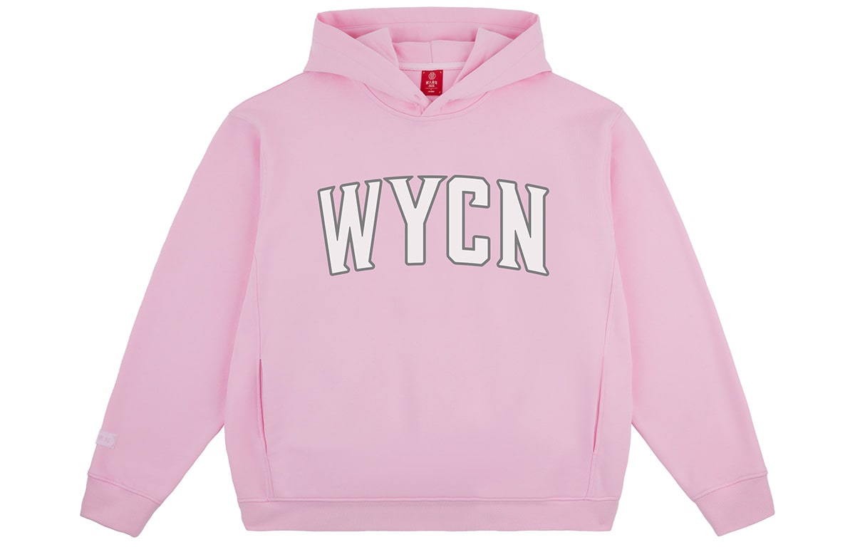 WYCN Letter Patch Hoodie