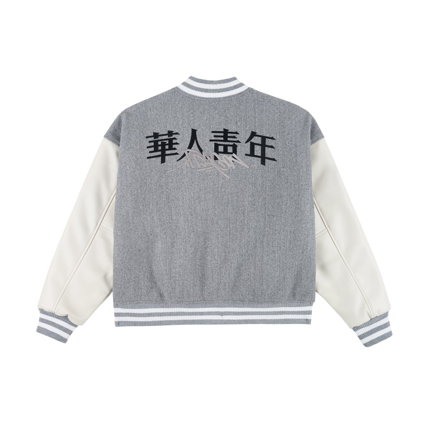 WAH YAN CHING NIN Graffiti Varsity Jacket