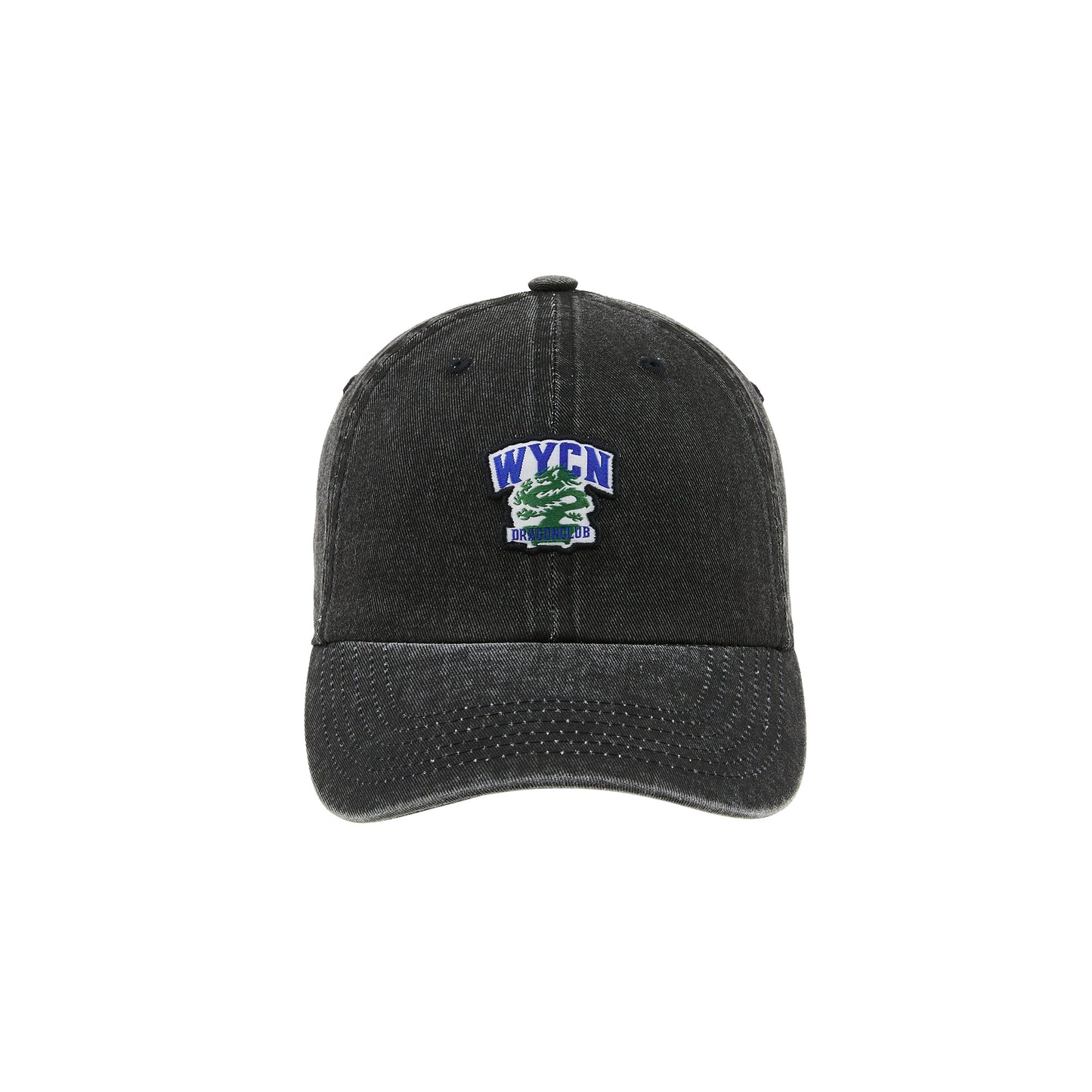 WAH YAN CHING NIN Patchwork Washed Baseball Cap