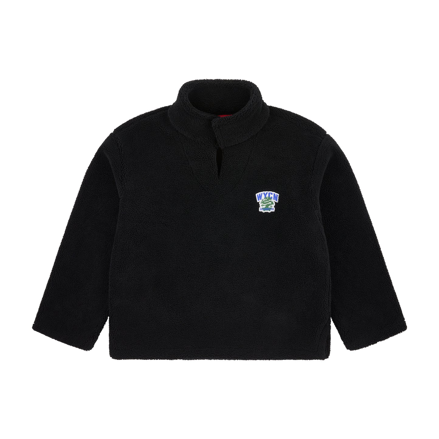 WYCN Embroidered Fleece Pullover Jacket