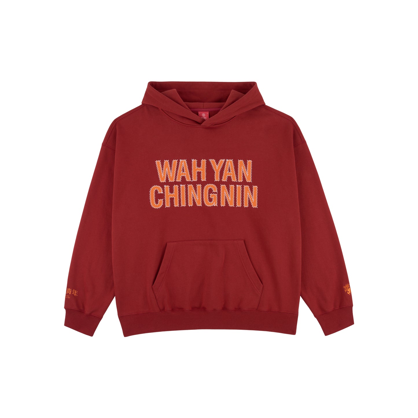 WAH YAN CHING NIN Triangular Needle Patch Hoodie