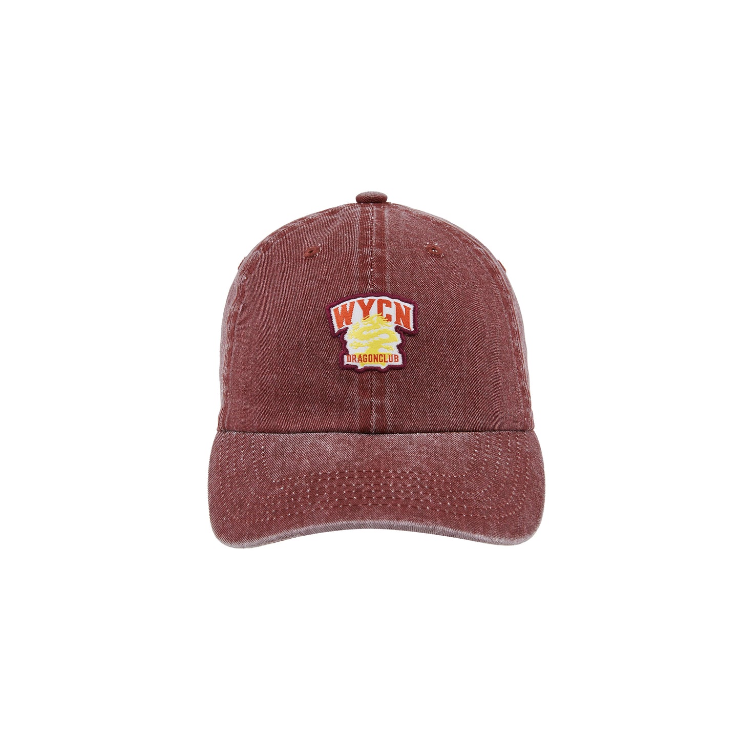 WAH YAN CHING NIN Patchwork Washed Baseball Cap