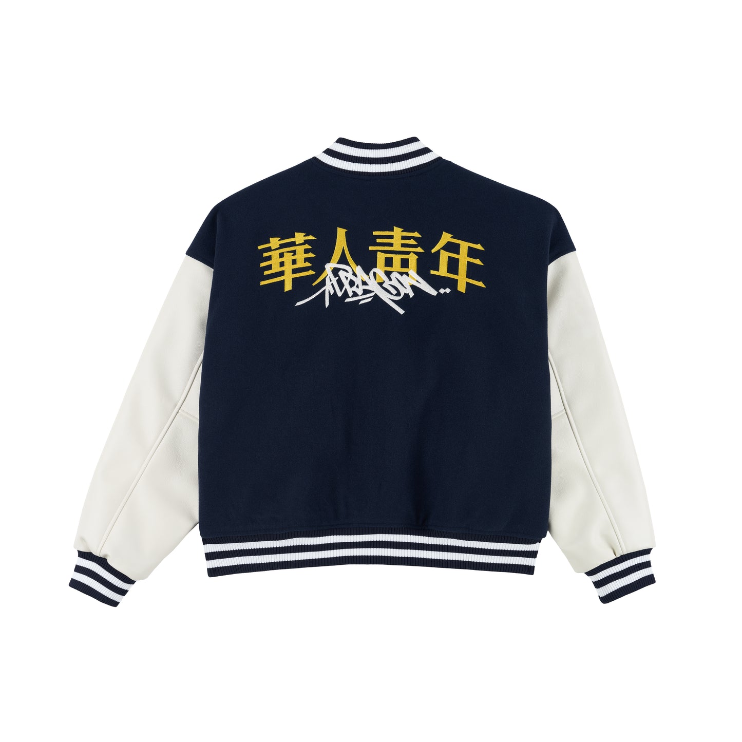 WAH YAN CHING NIN Graffiti Varsity Jacket