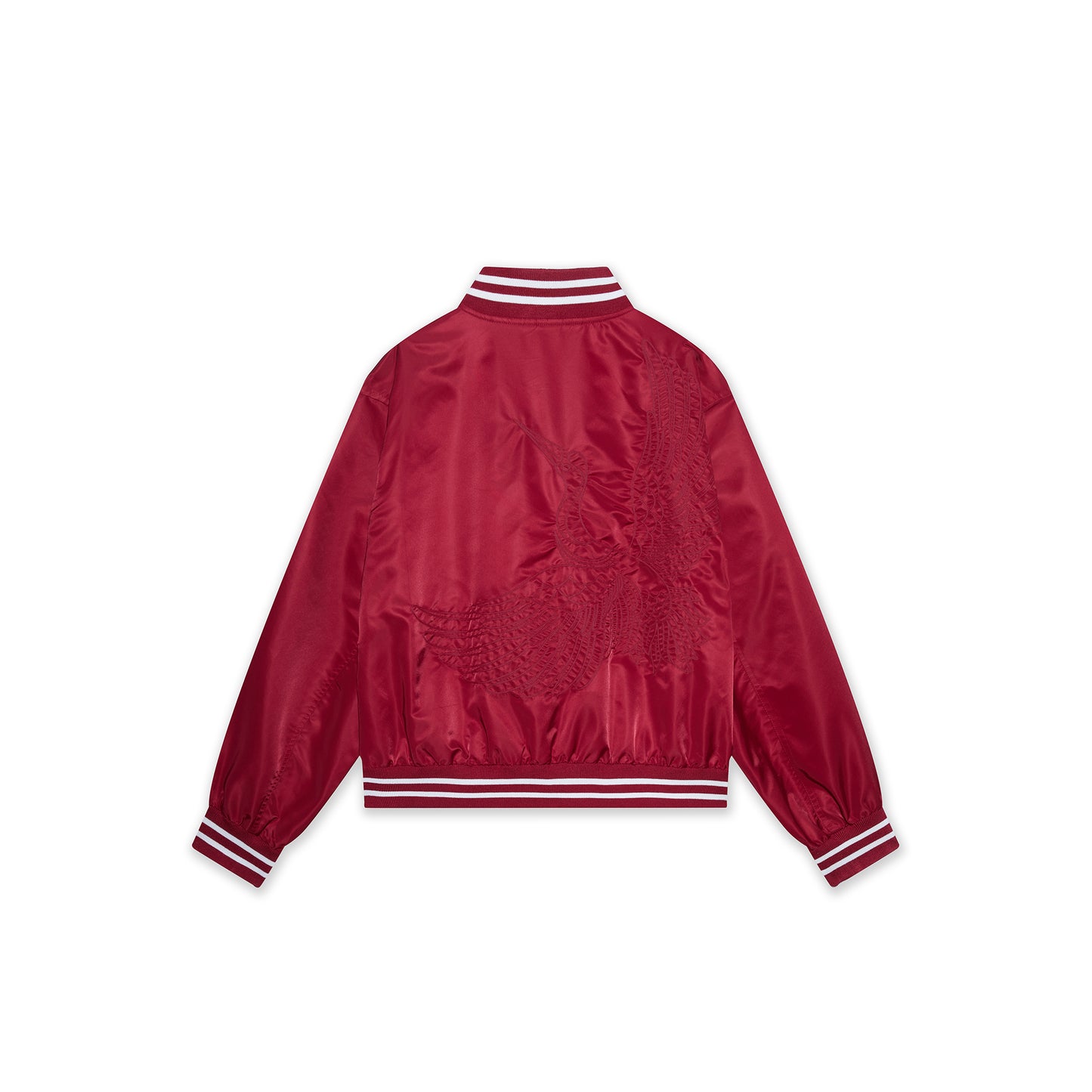 WAH YAN CHING NIN Embroidered Crane Bomber Jacket