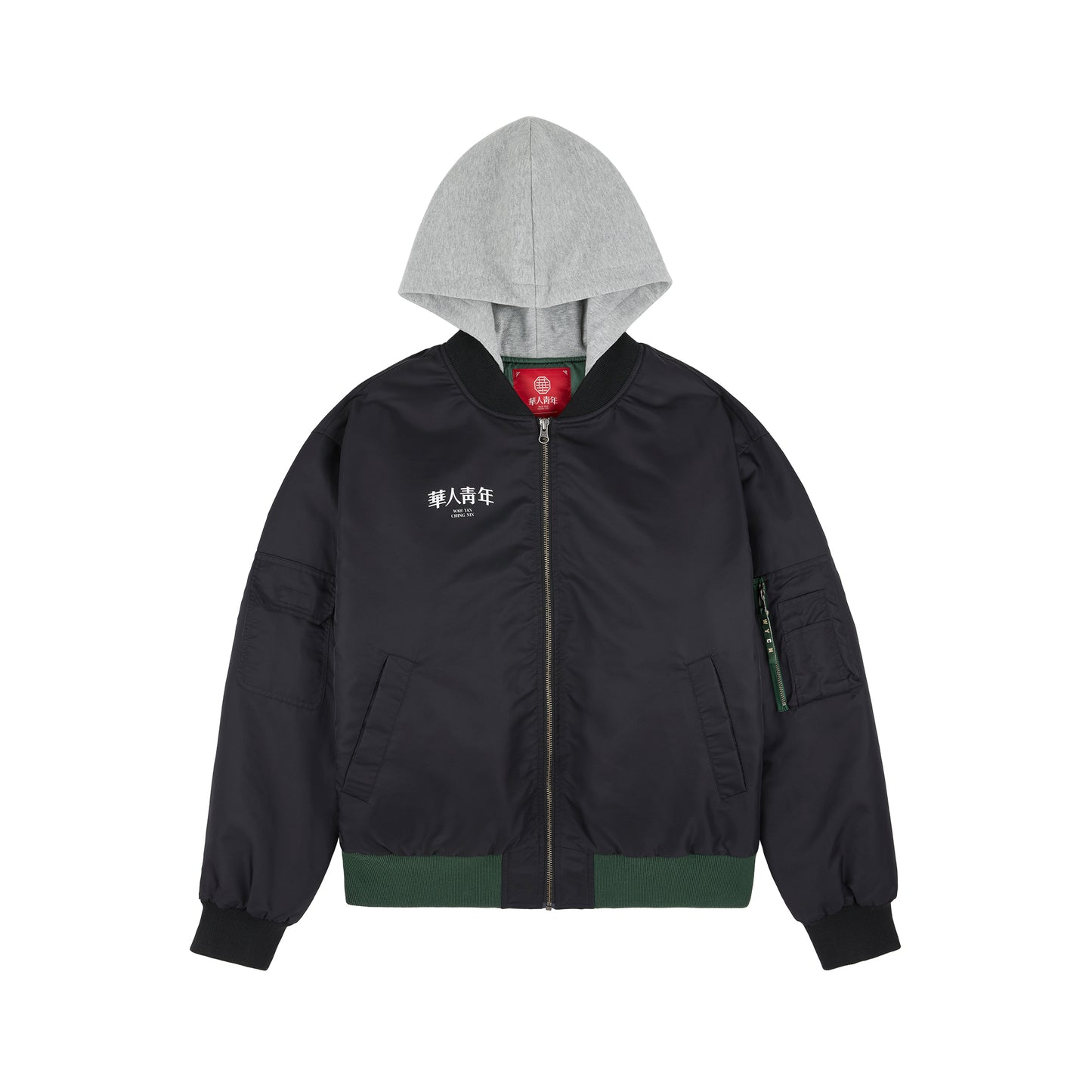 WAH YAN CHING NIN Patchwork MA-1 Jacket