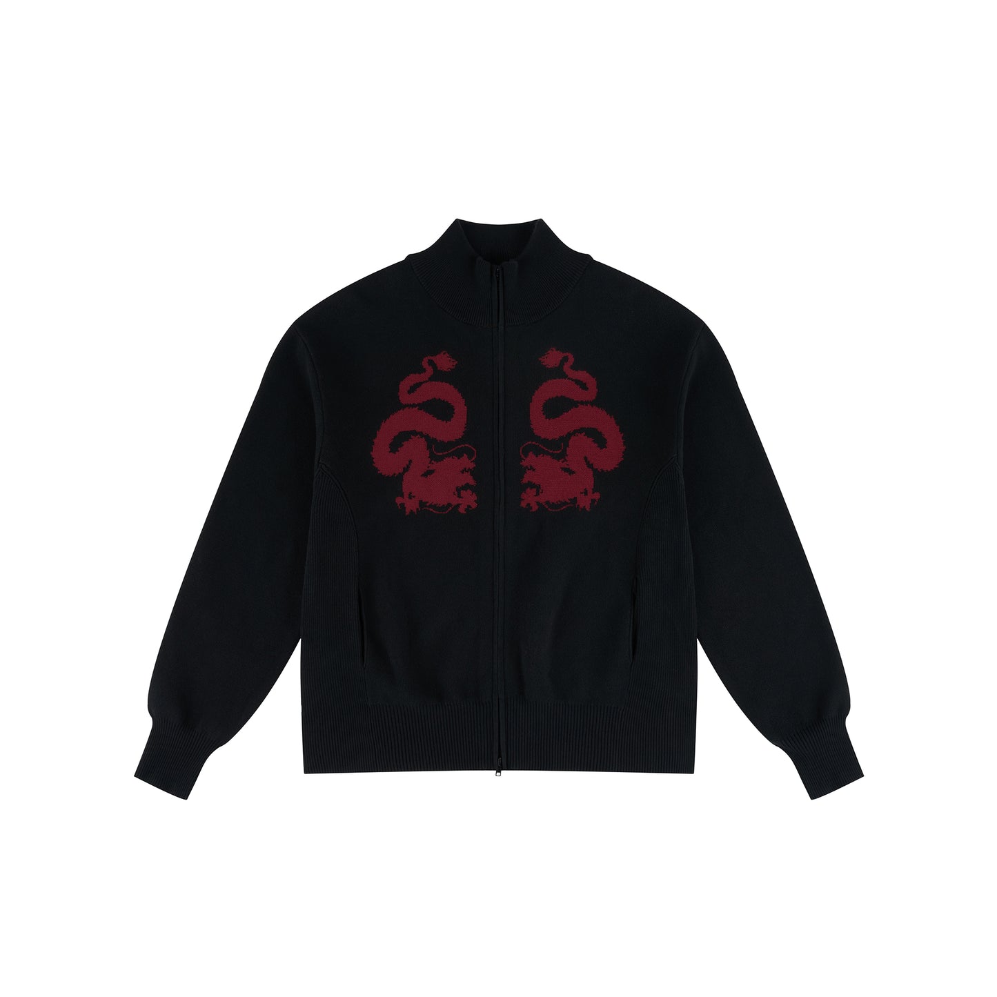 WAH YAN CHING NIN Illusory Dragon Zip Sweater