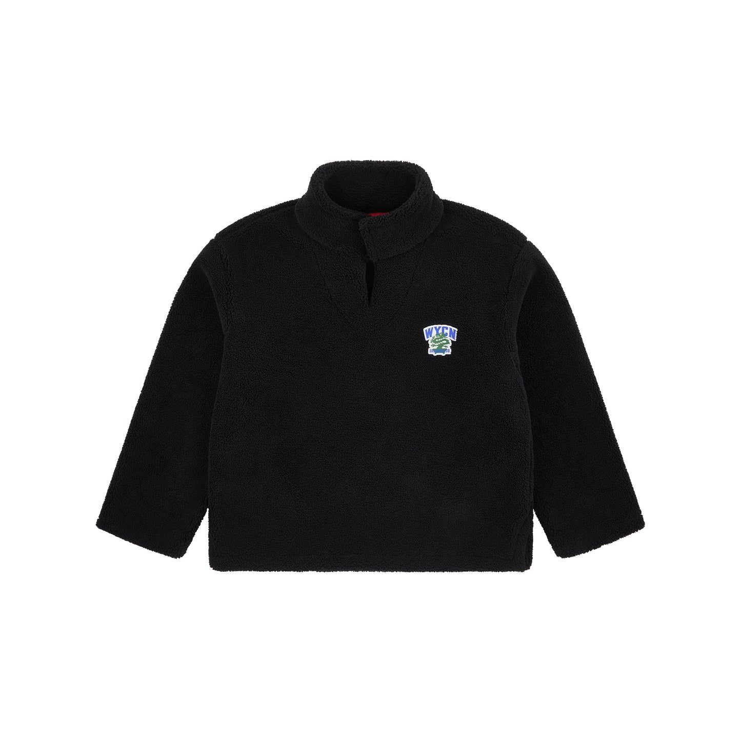 WAH YAN CHING NIN Embroidered Fleece Pullover Jacket