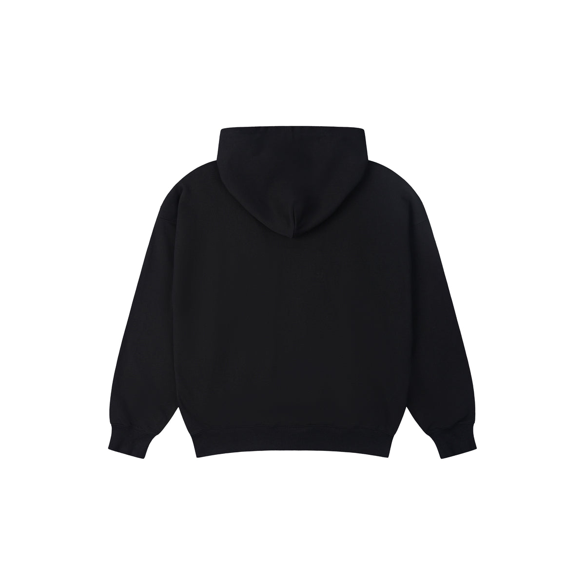 WAH YAN CHING NIN Basic Color Letter Logo Embroidered Hoodie