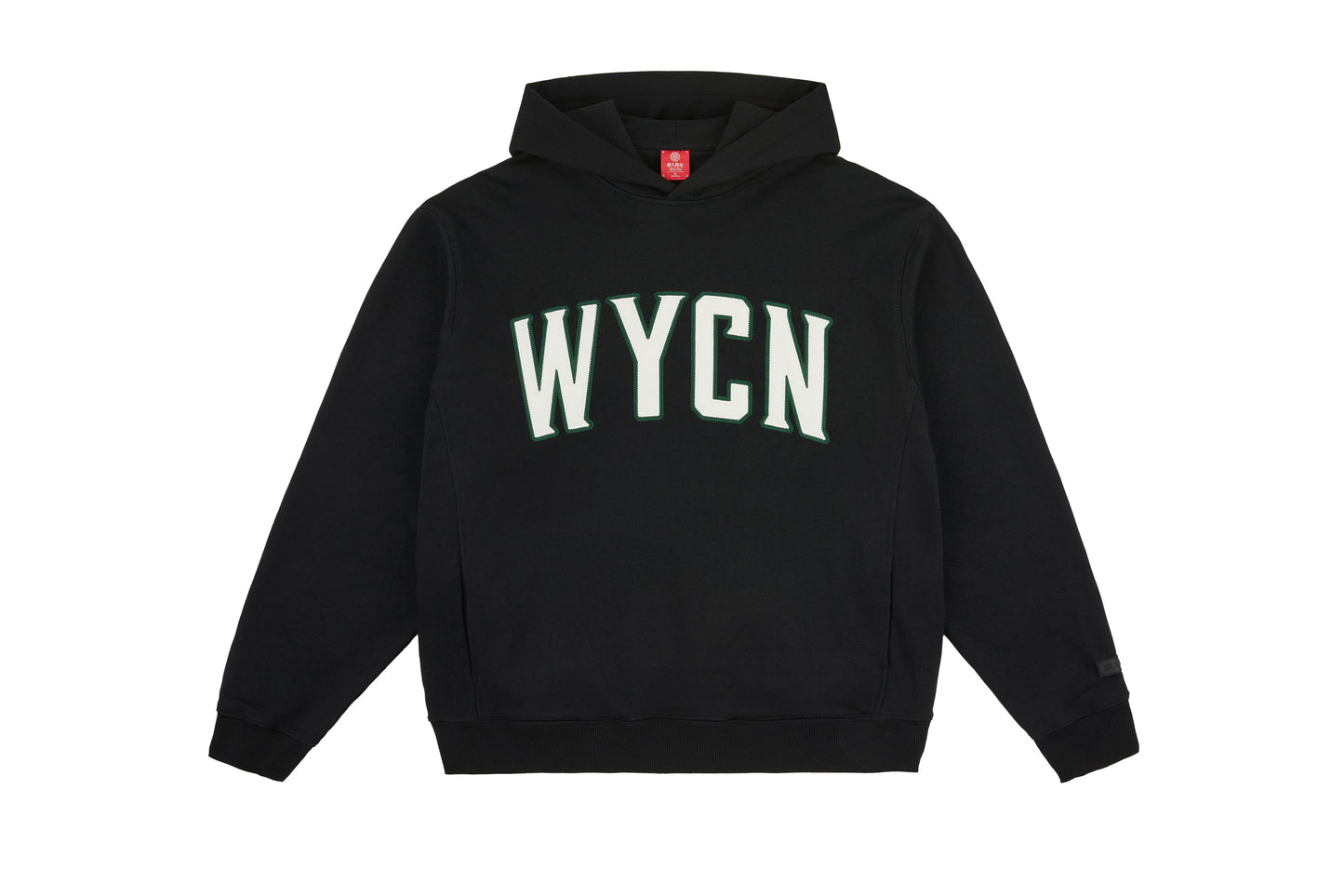 WYCN Letter Patch Hoodie
