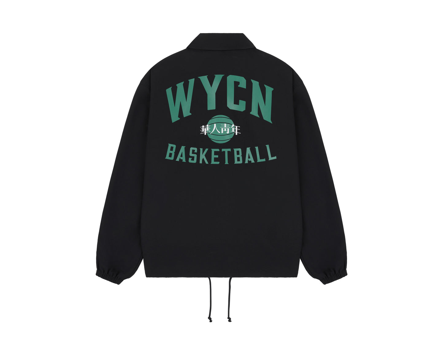 WYCN Basketball Print Coach Jacket