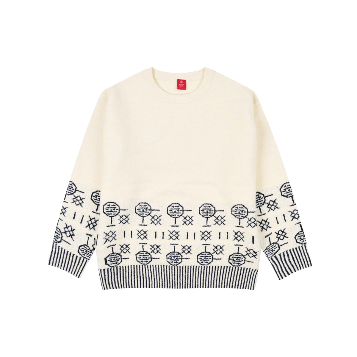 WAH YAN CHING NIN Jacquard Crewneck Sweater