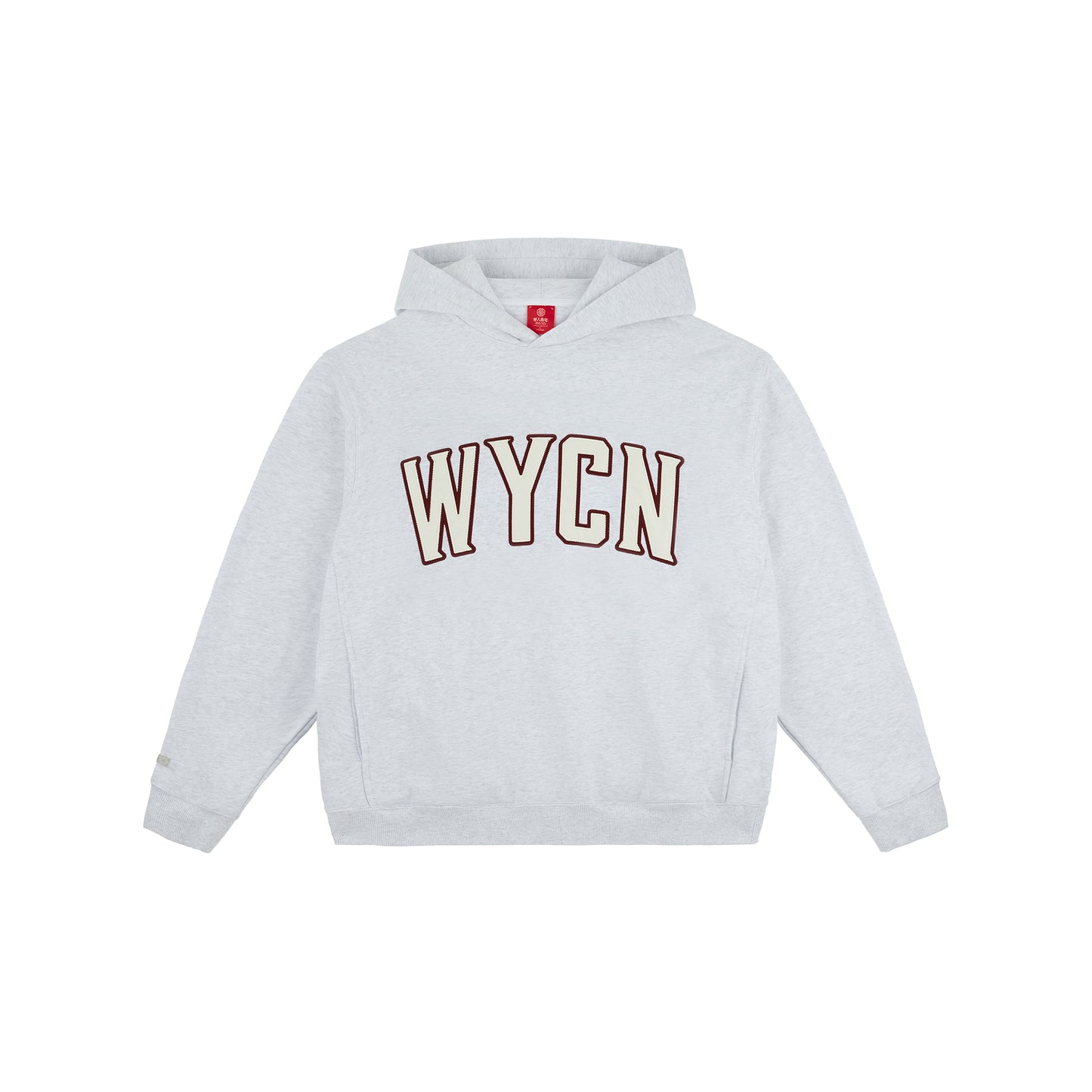 WAH YAN CHING NIN Letter Patch Hoodie