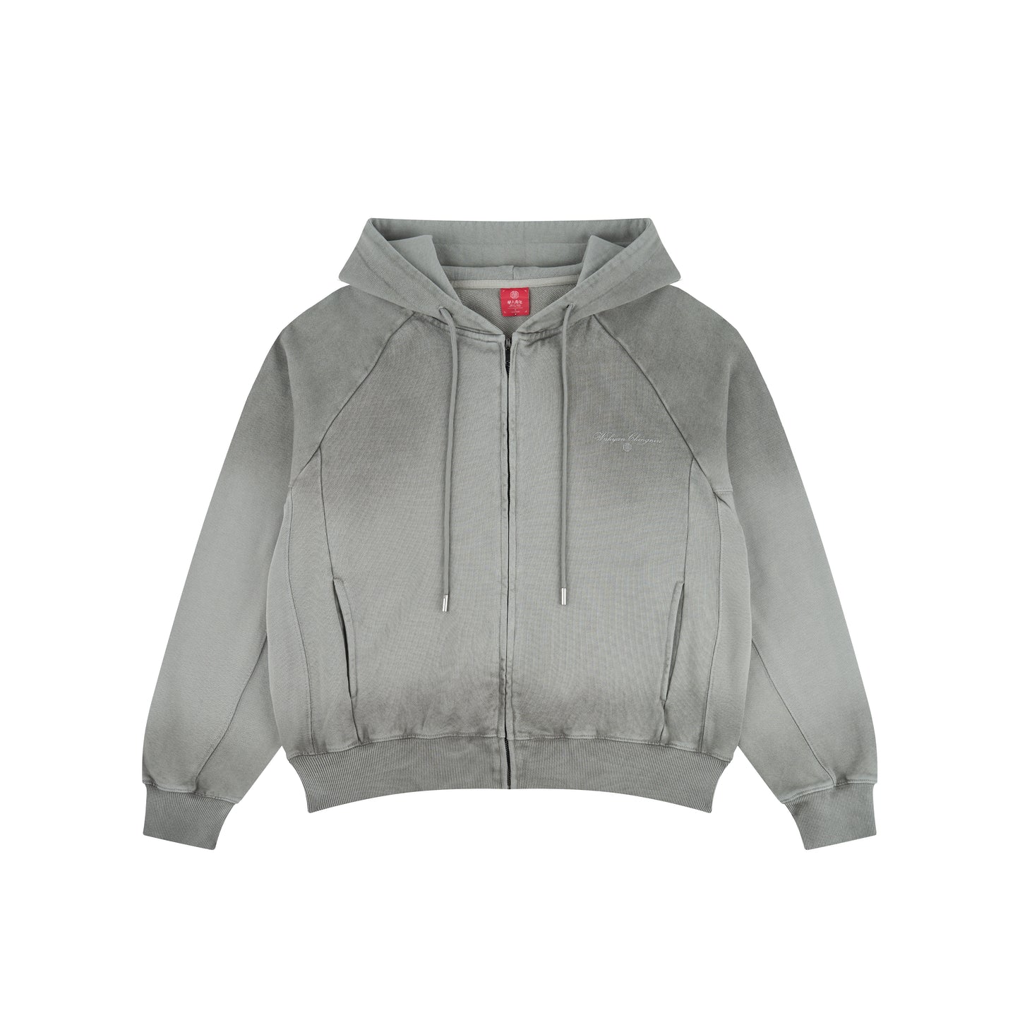 WAH YAN CHING NIN Washed Zip Hoodie