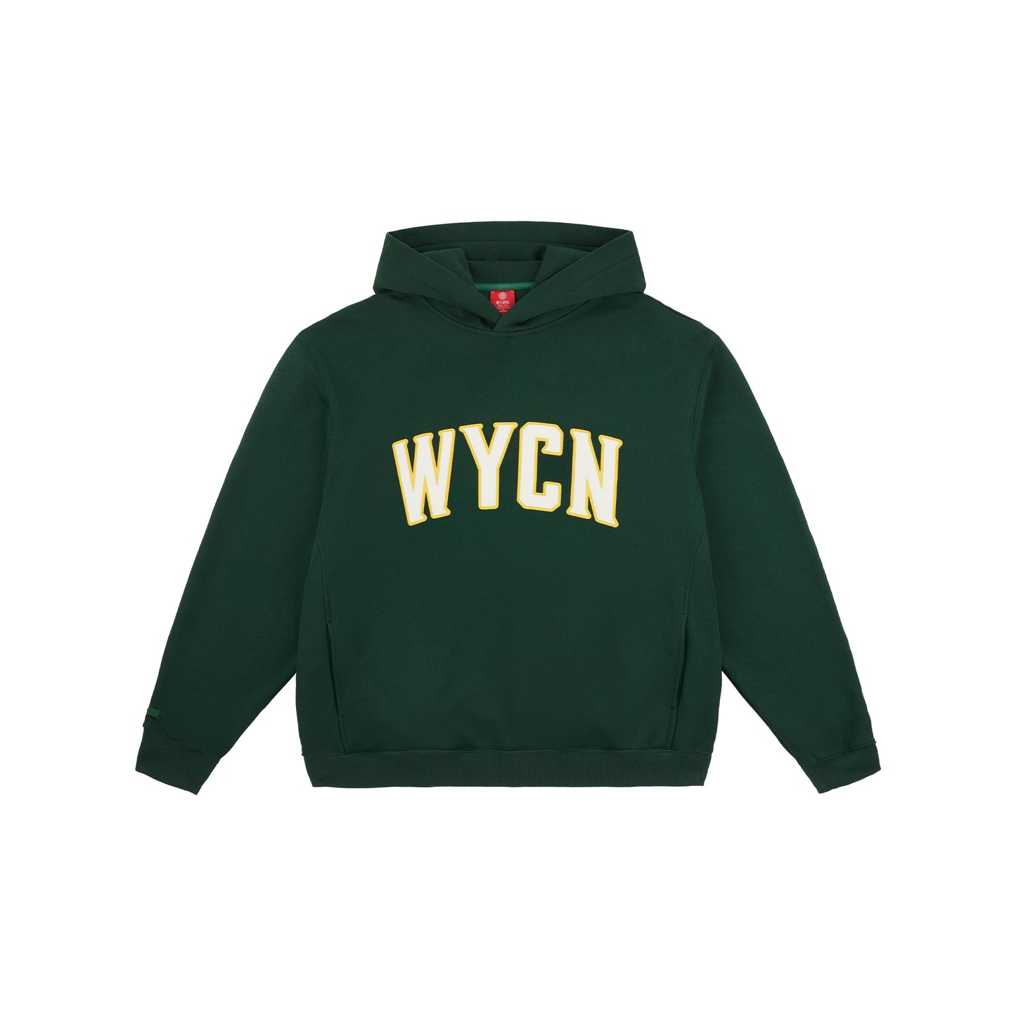 WAH YAN CHING NIN Letter Patch Hoodie