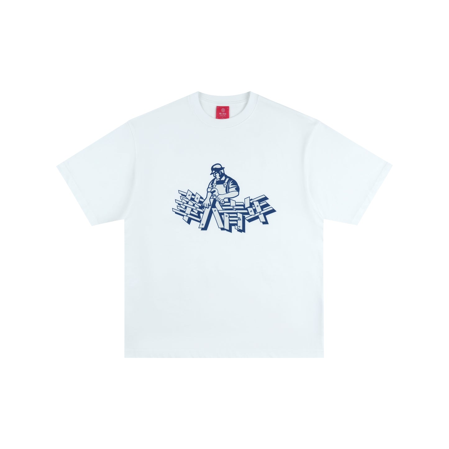 WAH YAN CHING NIN Helmet Character T-Shirt