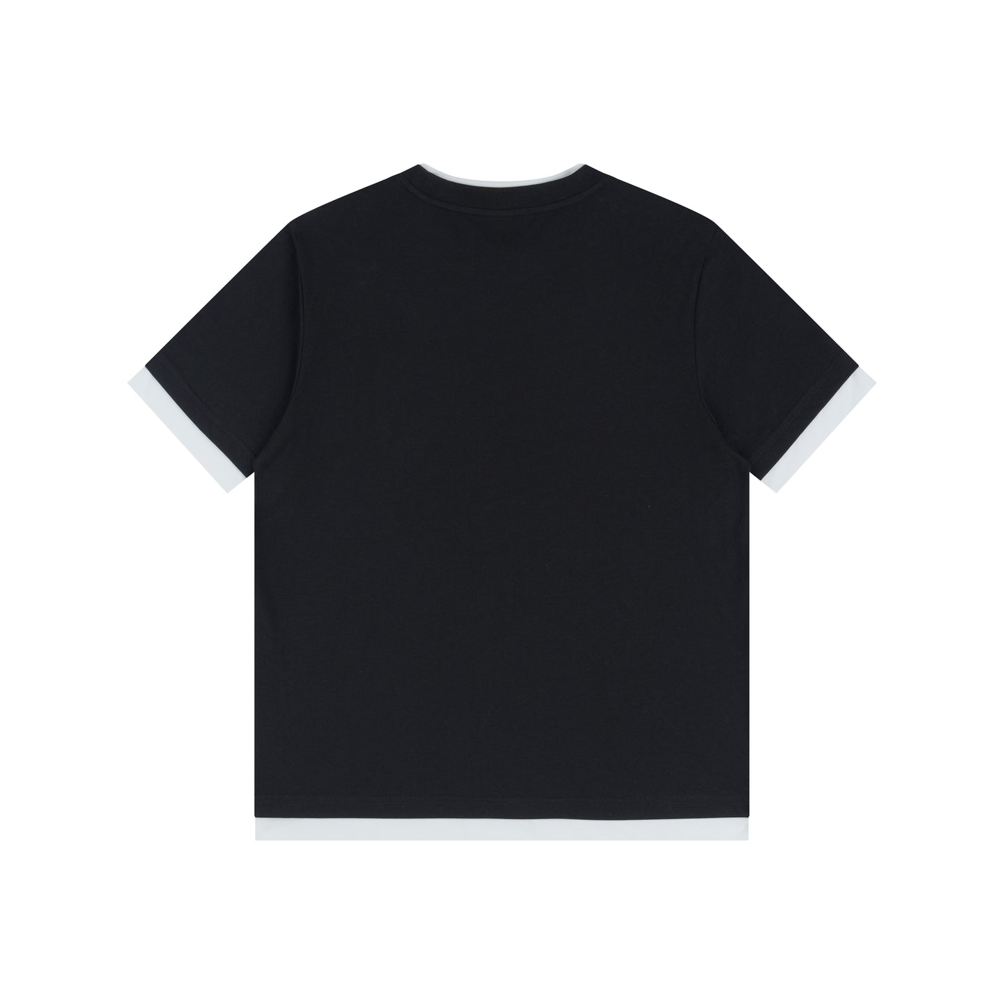 WAH YAN CHING NIN Tennis Script Mock Layer Fitted T-Shirt