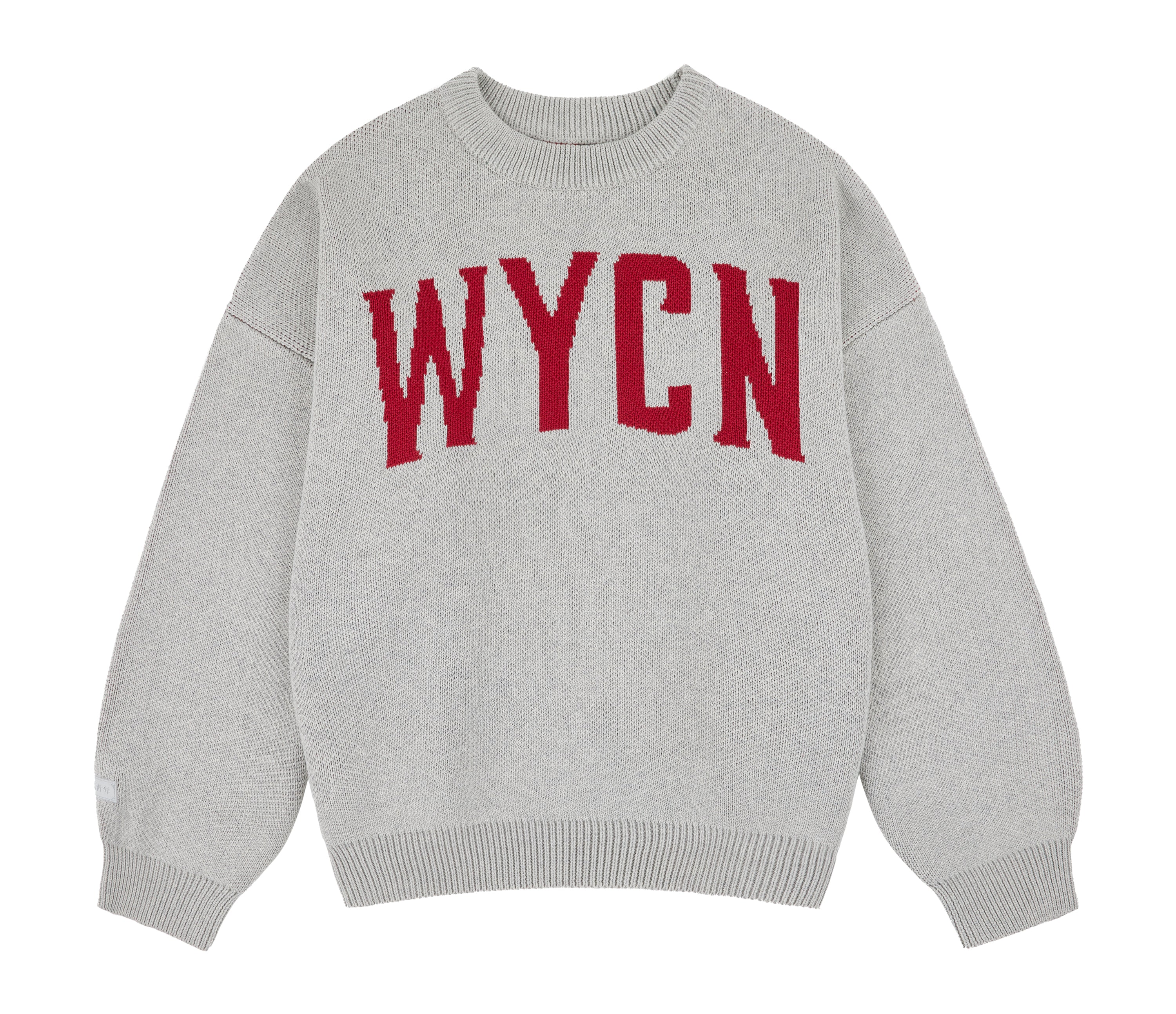 WYCN Lettered Jacquard Sweater – wahyanchingnin