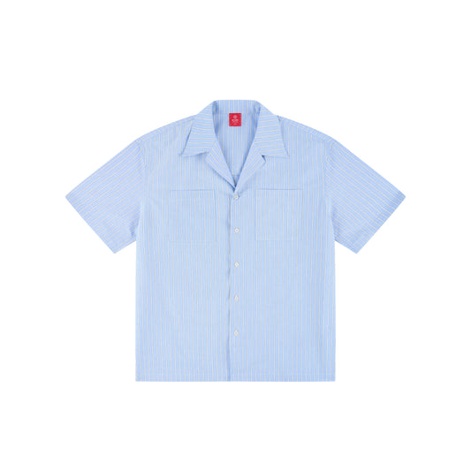 WAH YAN CHING NIN Cuban Collar Short Sleeve Shirt