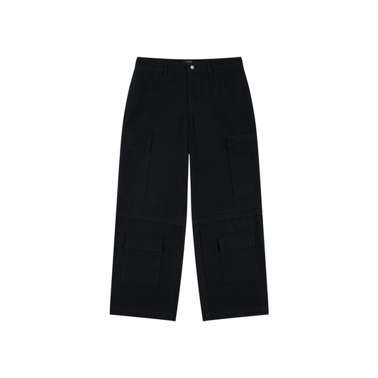 WAH YAN CHING NIN 2Way Washed Cargo Pants