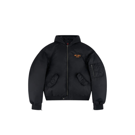 WAH YAN CHING NIN Embroidered Logo Hooded Jacket
