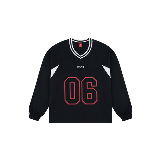 WAH YAN CHING NIN Colorblocked Mesh Long Sleeve