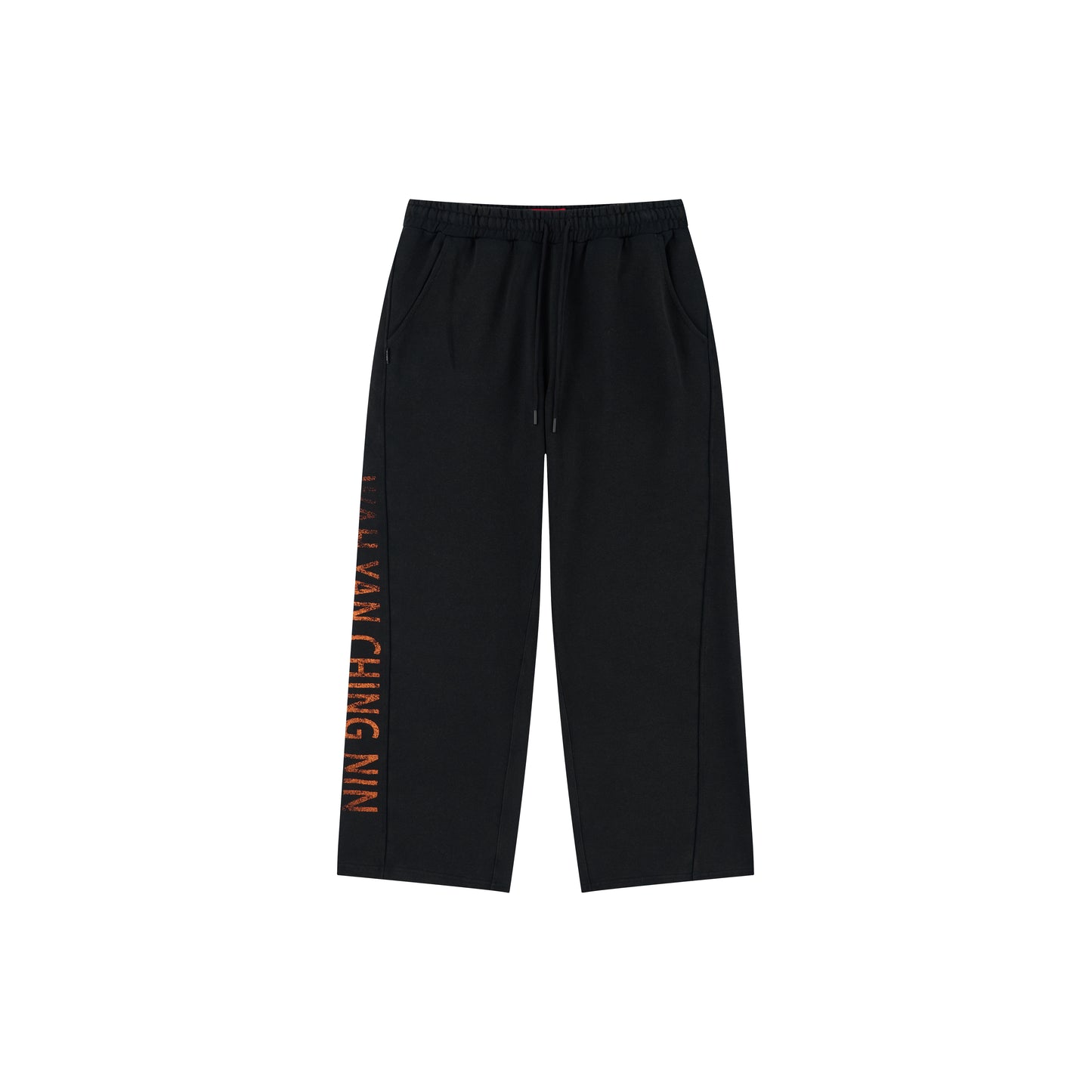 WAH YAN CHING NIN Vintage English Printed Sweatpants