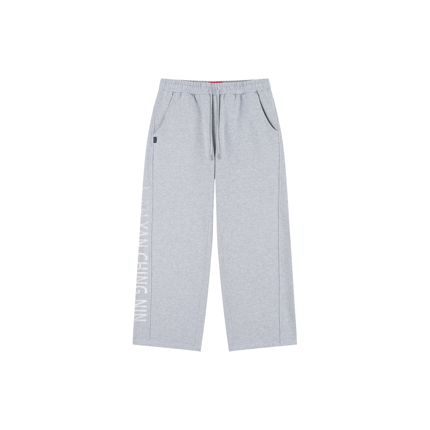 WAH YAN CHING NIN Vintage English Printed Sweatpants